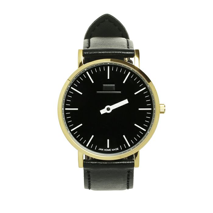 ジャムウォッチ TYPE-3 PAIR ゴールド/ブラック -レザーベルト(ブラック)- / 時計・腕時計 / ペアウォッチ・時計