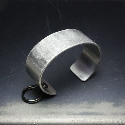 【ジャムホームメイド（JAMHOMEMADE）】EXIT メタル バングル M(25mm） - バイブレーション（マットステンレス）-