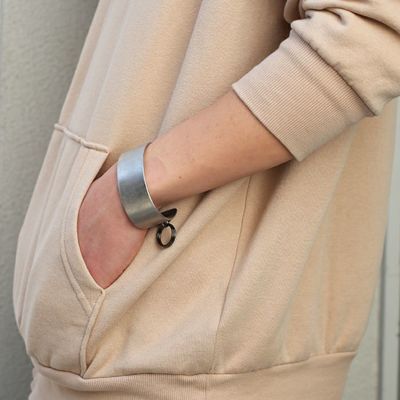 【ジャムホームメイド（JAMHOMEMADE）】EXIT メタル バングル M(25mm） - バイブレーション（マットステンレス）-