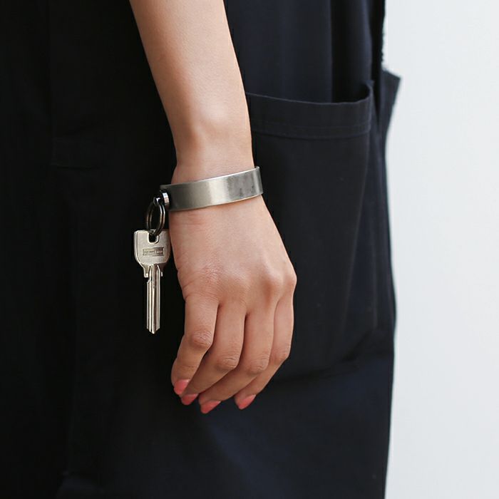 【ジャムホームメイド（JAMHOMEMADE）】EXIT メタル バングル M(25mm） - バイブレーション（マットステンレス）-