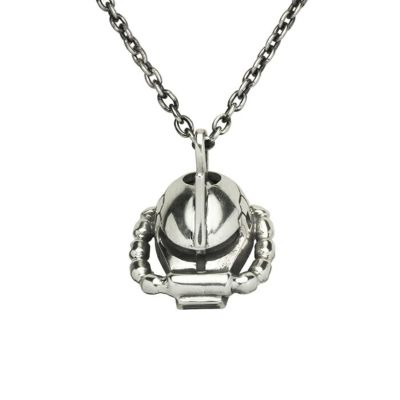 【ジャムホームメイド（JAMHOMEMADE）】機動戦士ガンダム シャア専用ザクフェイスネックレス -SILVER-