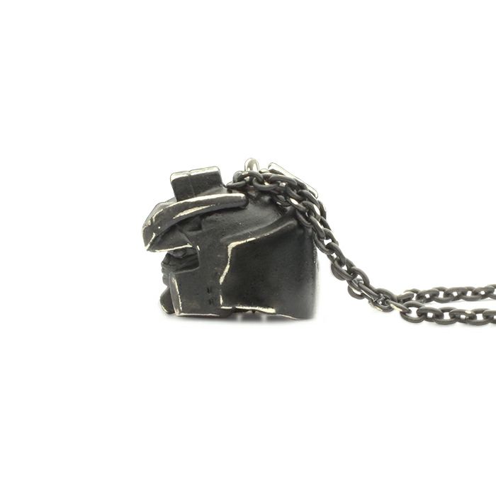 JSTG04BK)機動戦士ガンダムガンダムフェイスネックレス-BLACK