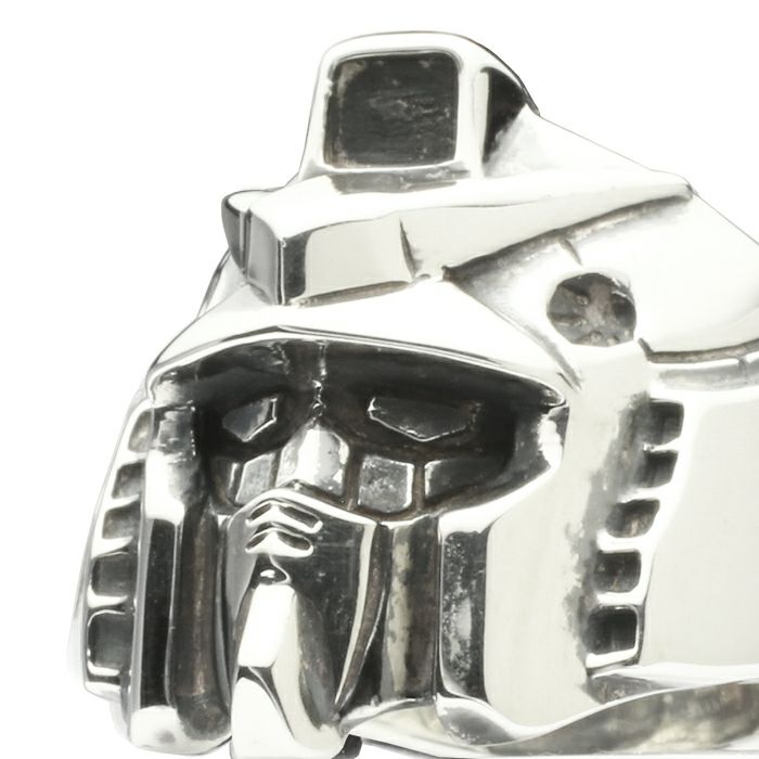 【ジャムホームメイド（JAMHOMEMADE）】機動戦士ガンダム ガンダム フェイスリング -SILVER-