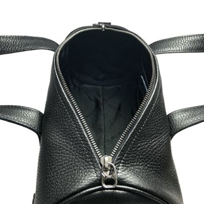 【ジャムホームメイド（JAMHOMEMADE）】ENDURE レザー 2Way  ドラムバッグ ショルダーバッグ S - ブラック