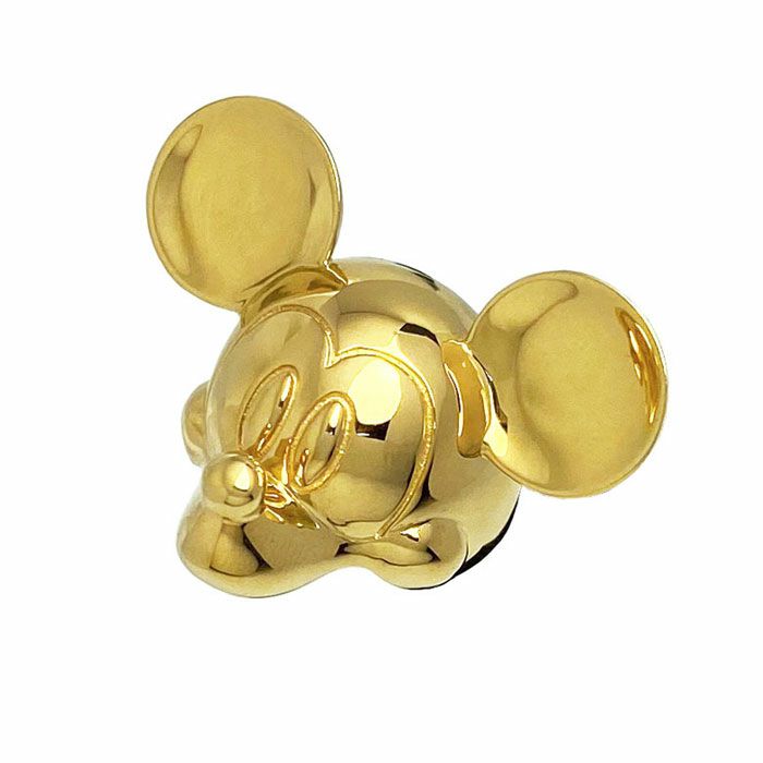 ジャムホームメイド ミッキー マウス フェイス リング 　指輪 JWDRI004G)ミッキーマウスフェイスリング-ゴールドS/指輪