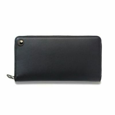 【ジャムホームメイド（JAMHOMEMADE）】ラウンドファスナー 長財布 -LaVish- /  オーバル / ブラック / ロングウォレット