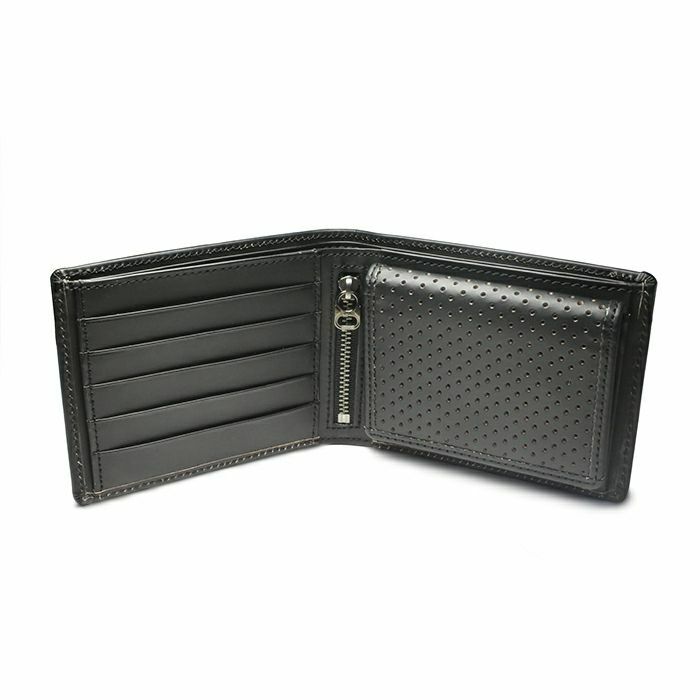 パンチング 二つ折り財布 Lavish ミディアムウォレット オーバル シルバー アクセサリー通販のジャムホームメイド Jam Home Made