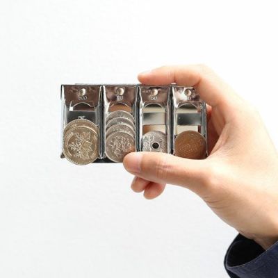 DADコインカード（コインキャッチャー）シルバー/小銭入れの写真