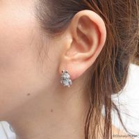 【ジャムホームメイド（JAMHOMEMADE）】モンスターズインク ブー / ピアス - シルバー / 片耳
