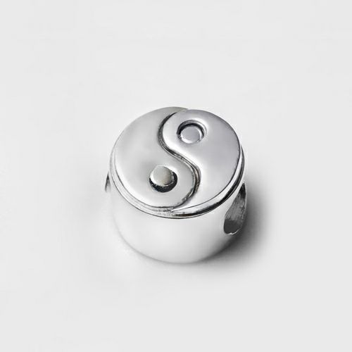 JSHPBR02S)YINANDYANG（陰と陽）ボールチェーンブレスレット