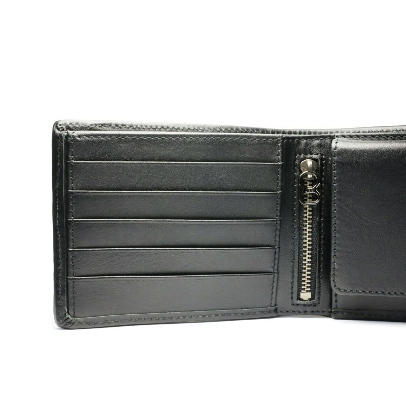 グラム/glambGAUDYセミロングウォレット-ブラックブラック/二つ折り財布