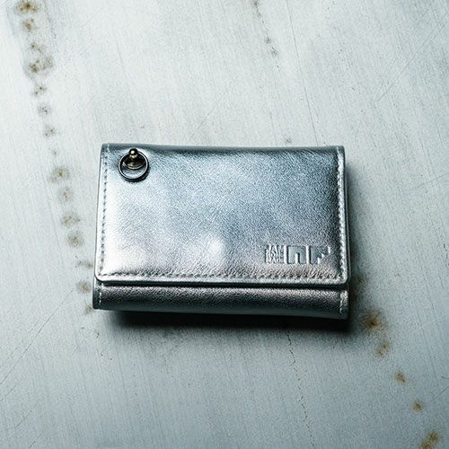 NF COMPACT WALLET/SILVER