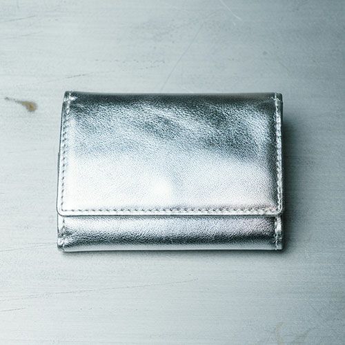 NF COMPACT WALLET/SILVER