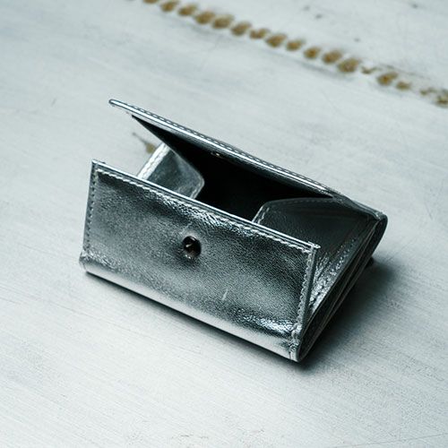 NF COMPACT WALLET/SILVER