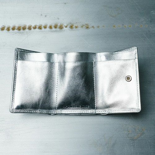 NF COMPACT WALLET/SILVER