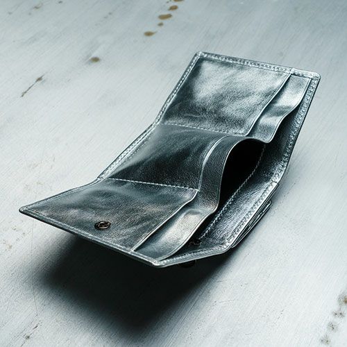 NF COMPACT WALLET/SILVER