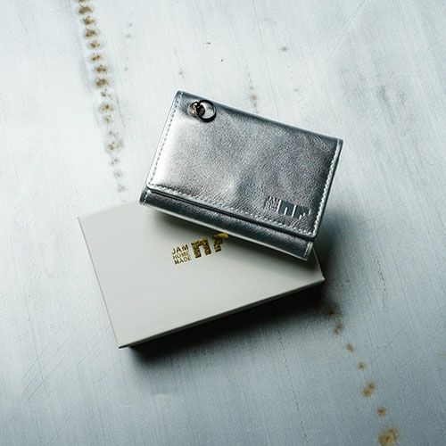 NF COMPACT WALLET/SILVER