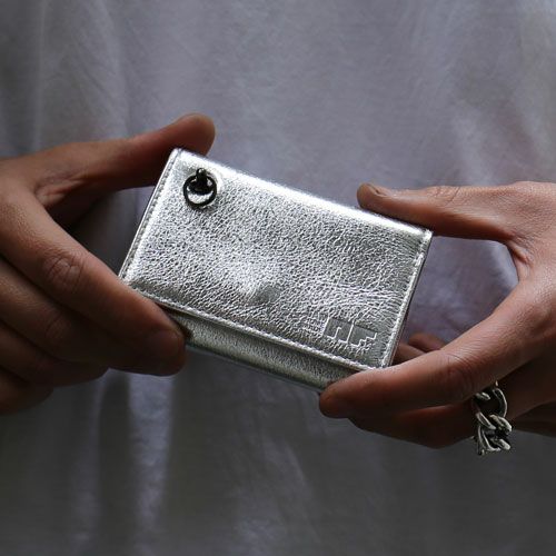 NF COMPACT WALLET/SILVER