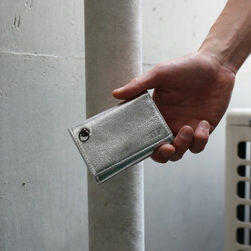 NF COMPACT WALLET/SILVER