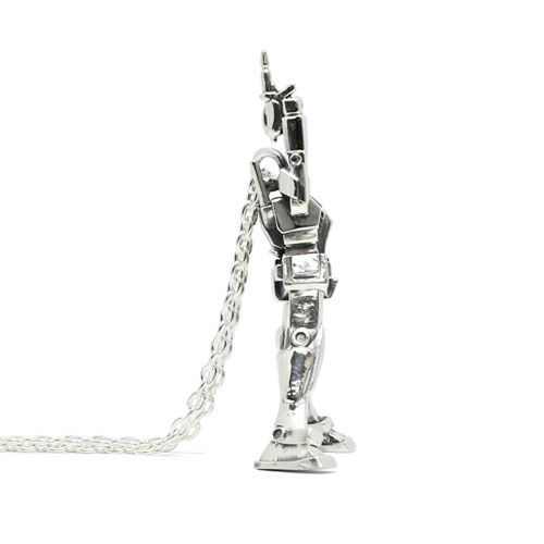 【ジャムホームメイド（JAMHOMEMADE）】機動戦士ガンダムラストシューティングネックレス-ガンダム&ジオング