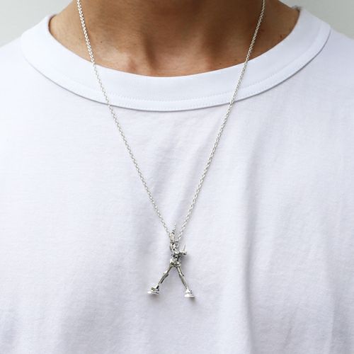 【ジャムホームメイド（JAMHOMEMADE）】機動戦士ガンダムラストシューティングネックレス-ガンダム&ジオング