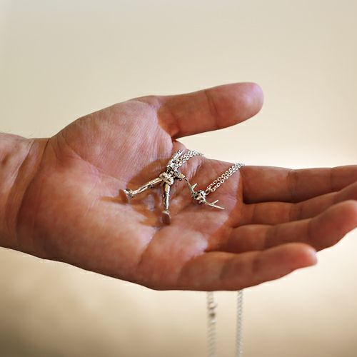 【ジャムホームメイド（JAMHOMEMADE）】機動戦士ガンダムラストシューティングネックレス-ガンダム&ジオング