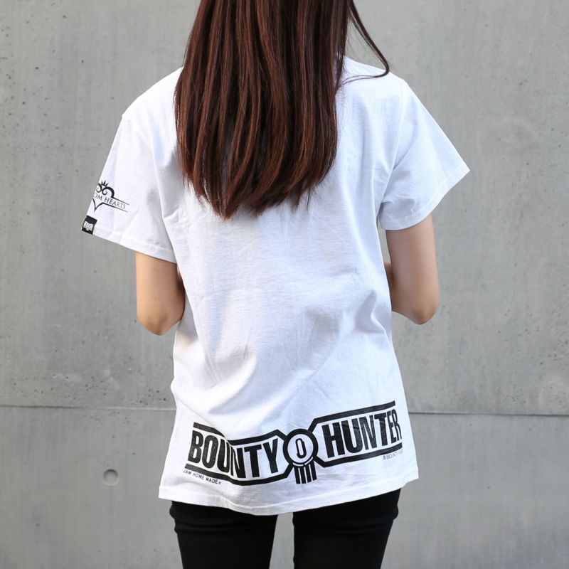 キングダム ハーツ ×バウンティーハンター “王様（ミッキーマウス）” Ｔシャツ ホワイト×ブラック