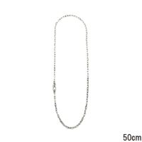 マガタマシンプルチェーンネックレス&ブレスレット-シルバー