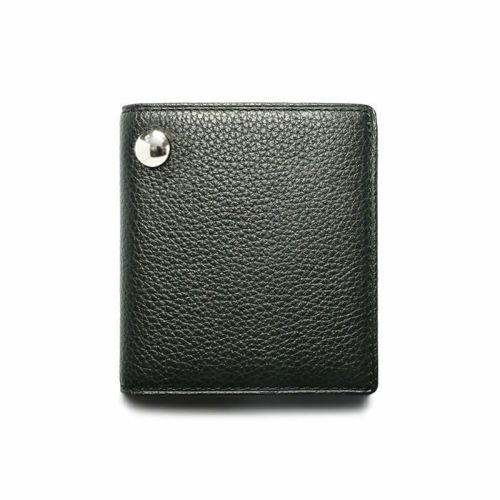 牛革 レザー REIWA コンパクト ミニ ウォレット スクリュー 二つ折り財布 / フラグメントケース
