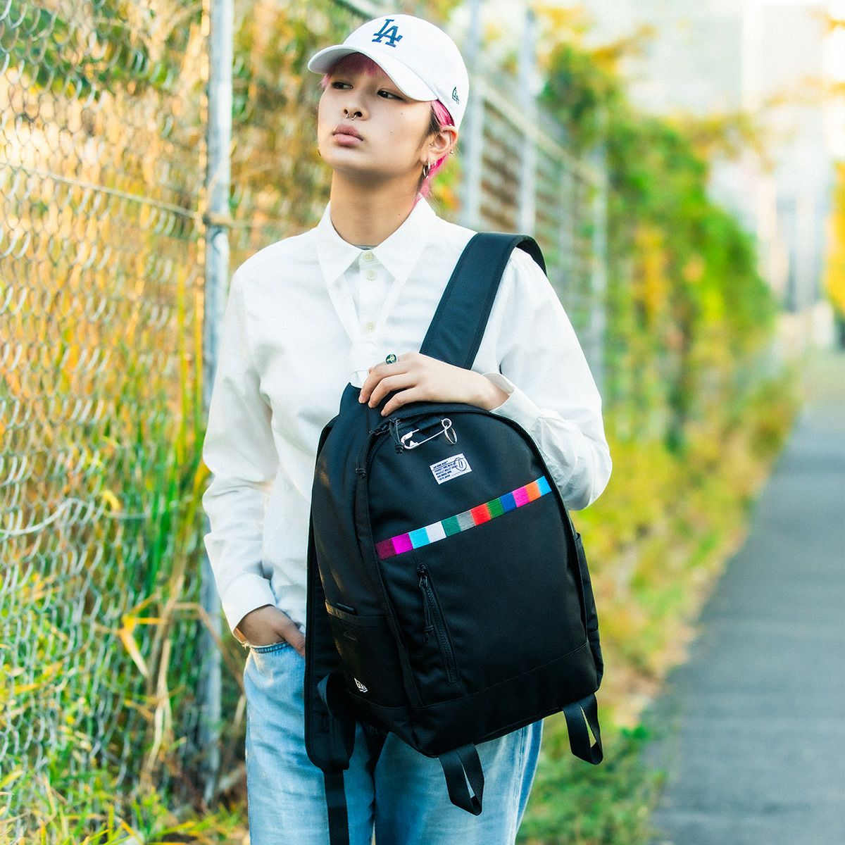 【ジャムホームメイド（JAMHOMEMADE）】NEWERA/ニューエラバースカラーデイパック 22L/リュック・バック -レディース-