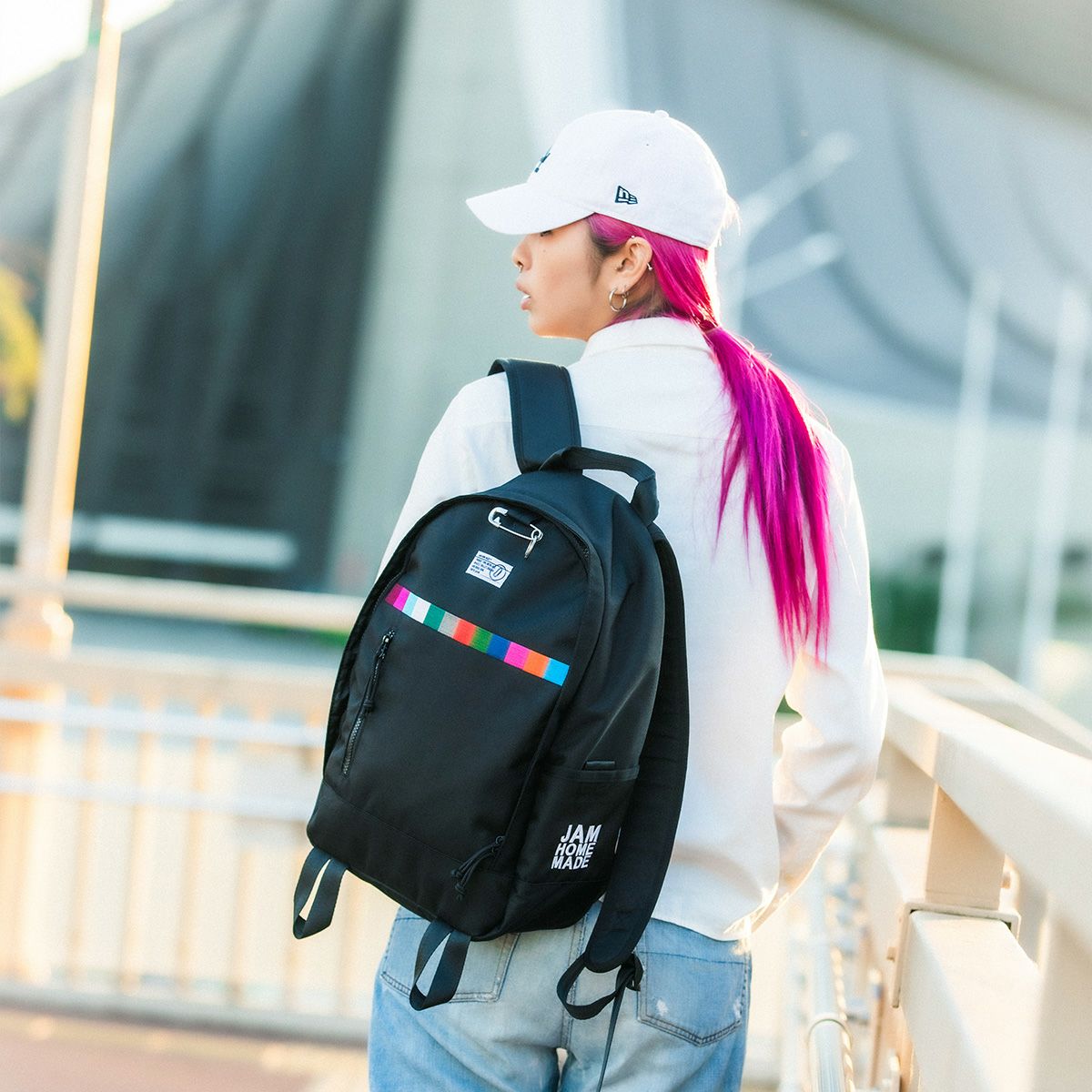 【ジャムホームメイド（JAMHOMEMADE）】NEWERA/ニューエラバースカラーデイパック 22L/リュック・バック -レディース-