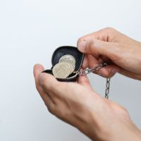 JNS1101)世界最小級のレザーウォレットチャーム｜アクセサリー