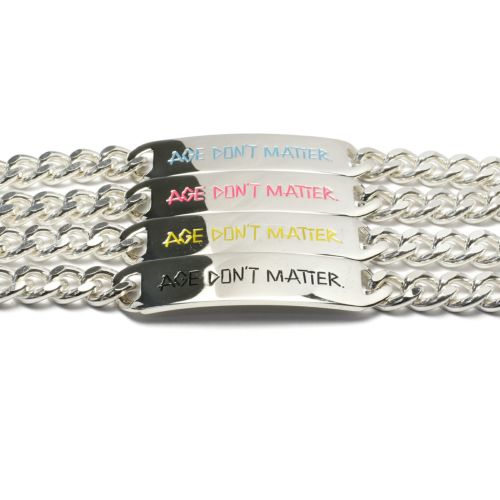 AGE DON'T MATTER 十人十発色 ブレスレット シルバーの写真