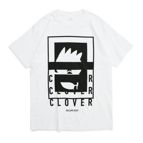 バッドばつ丸 CLOVER Tシャツ ホワイトの写真
