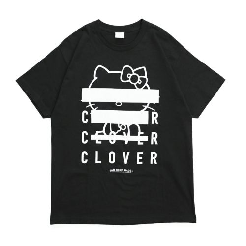 ハローキティ CLOVER Tシャツ ブラックの写真