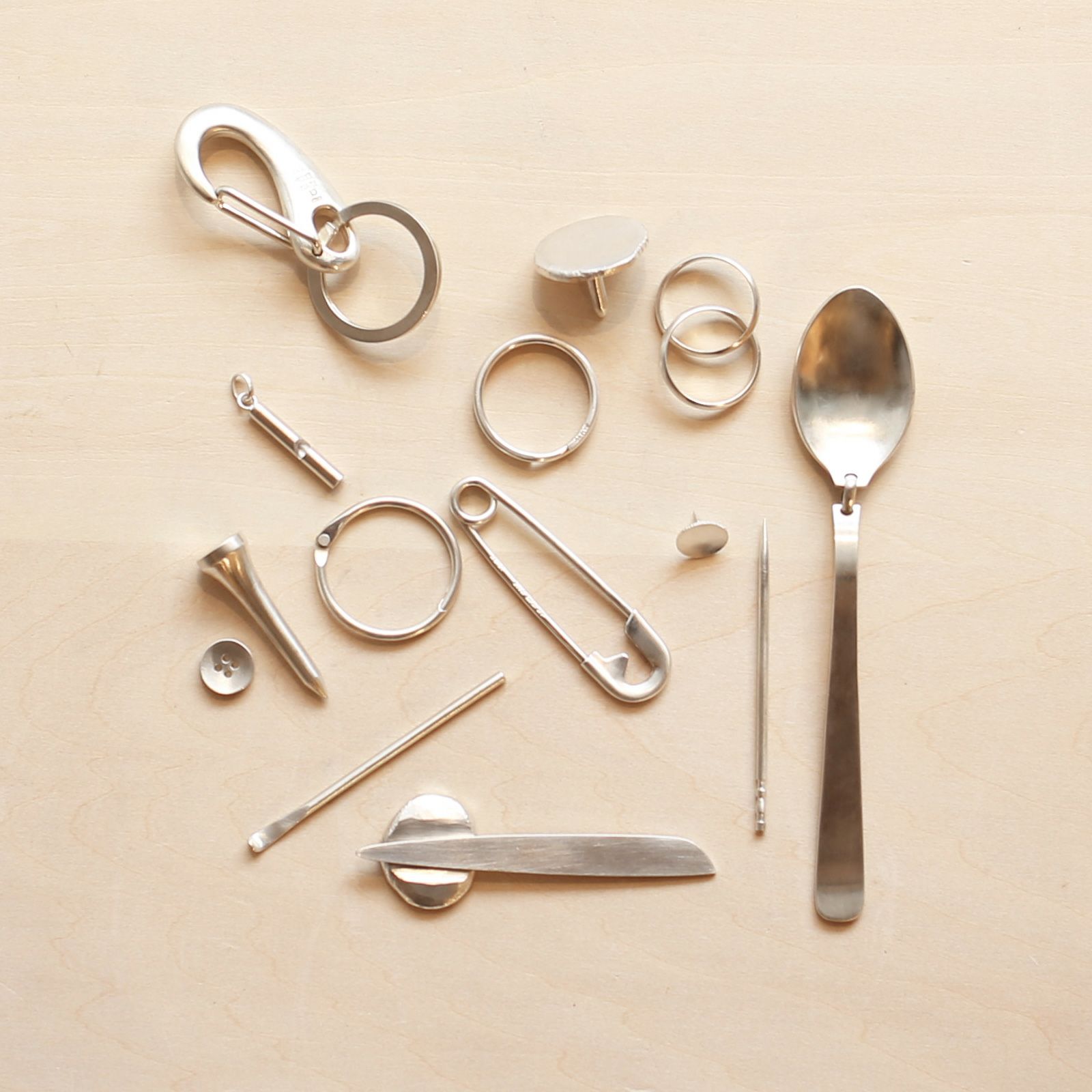 フランス／ピュイフォルカ】純銀／金彩 透かし／ストロベリー