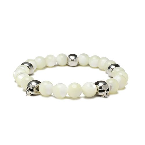 J-NS049)スカルビーズブレスレット｜アクセサリー通販のジャムホーム