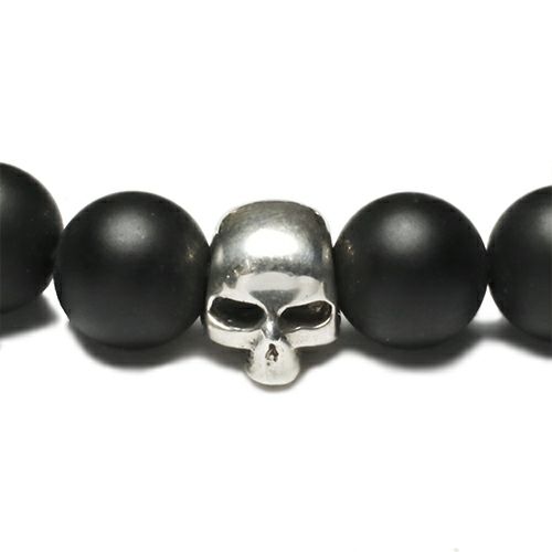 J-NS049)スカルビーズブレスレット｜アクセサリー通販のジャムホーム