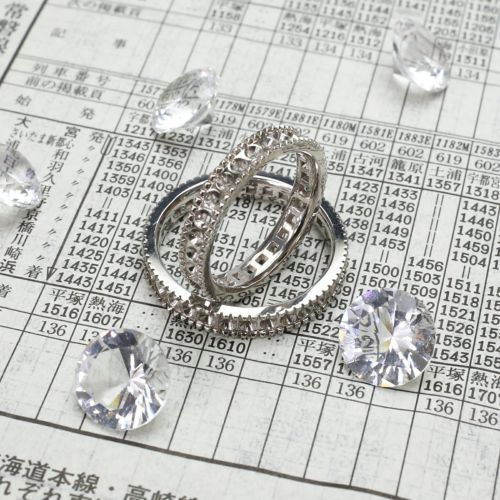 ダイヤがない指輪 シルバー ペアリング/単品の写真