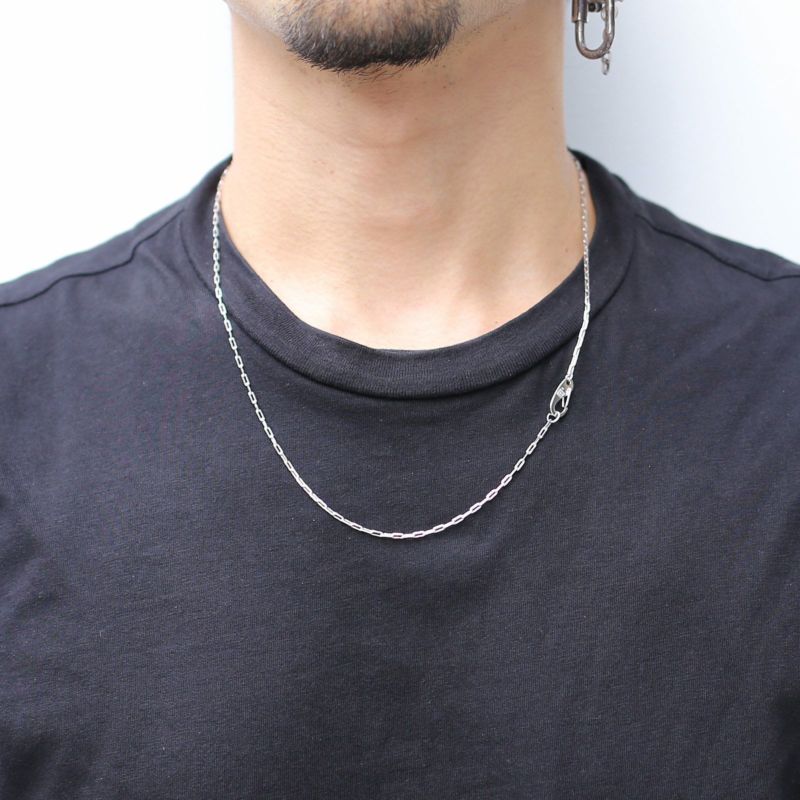 JNS1139)マガタマカットチェーンネックレス&ブレスレット S