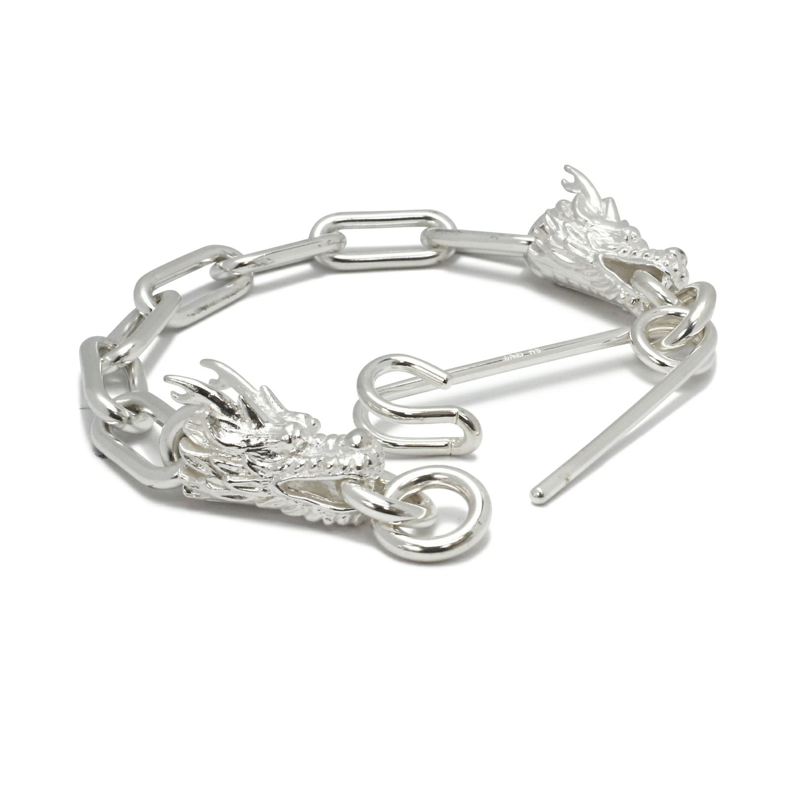 STUSSYxJAM  MADE干支ストーン　シルバー　ブレスレット希少 JZMBR2-04)数珠ブレスレット十二支 卯(兎) 【坂元勝彦(現代の名工