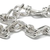 JAM  MADE/ネックレス/ブレスレット925/チョーカー JNS1132)ビクターチェーン ブレスレット M - シルバー｜アクセサリー