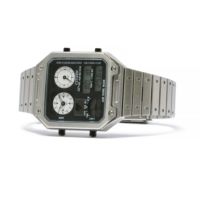 CITIZEN アナデジ C401 チタン 日本製 ブレスレット ライト