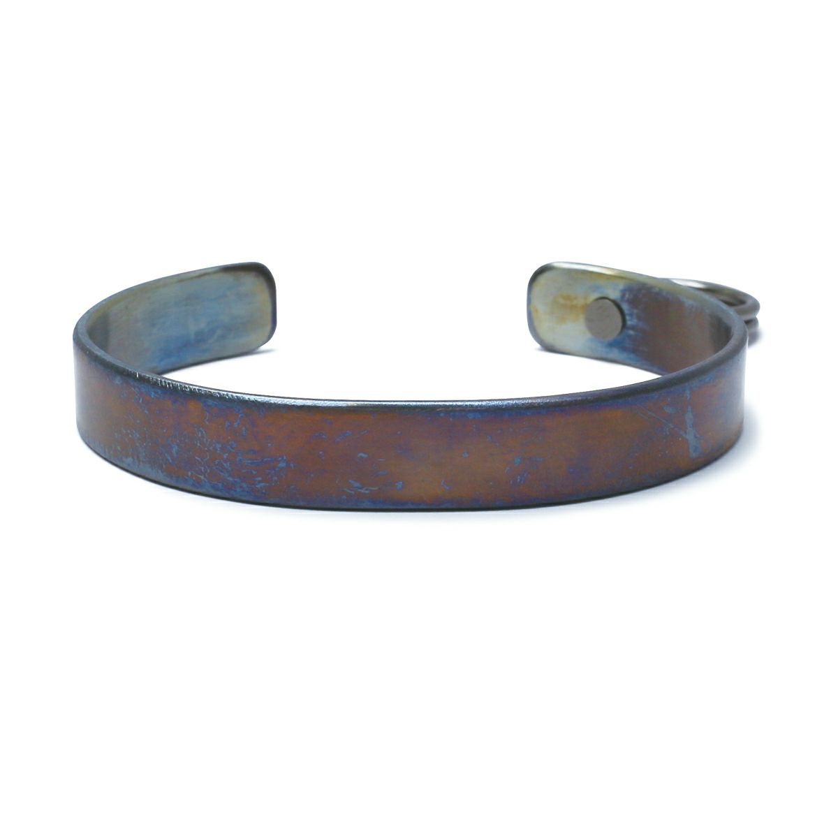 JEX005DA)EXITメタルバングル XS(10mm） -ダークアンバー