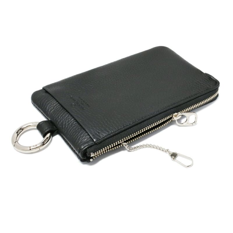 手ぶらL字ZIPポーチ / 長財布 スコッチガードレザー