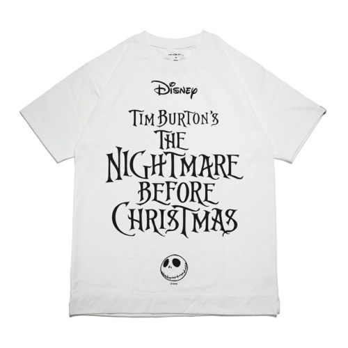 ×BOUNTYHUNTER（バウンティーハンター） THE ナイトメア・ビフォア・クリスマス Tシャツ ホワイトの写真