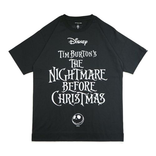 ×BOUNTYHUNTER（バウンティーハンター） THE ナイトメア・ビフォア・クリスマス Tシャツ ブラックの写真