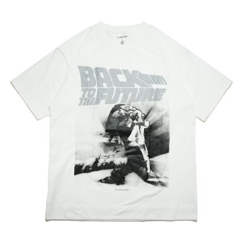 Back to the Future（バック・トゥ・ザ・フューチャー） トリロジーTシャツ ホワイトの写真