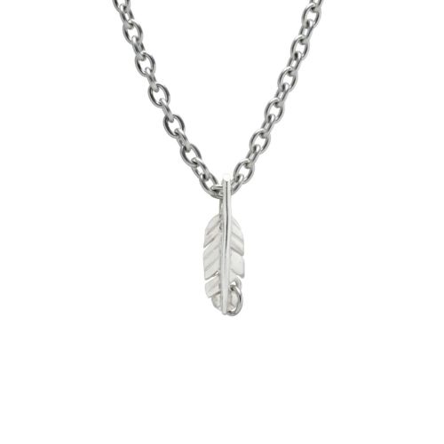 B77（バナナ） LEAF（葉っぱ） FEATHER（葉根） バナナ リーフェザー ネックレス 1葉（S）の写真