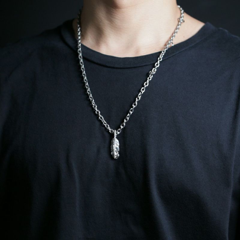 新品JAM  MADE B77 リーフェザー ネックレス 3葉　メンズ 新品JAM HOME MADE B77 リーフェザー ネックレス 3葉 メンズ